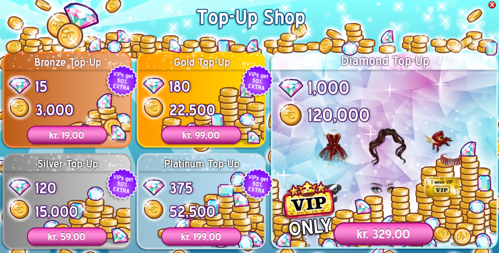 What Top-Ups? – MovieStarPlanet